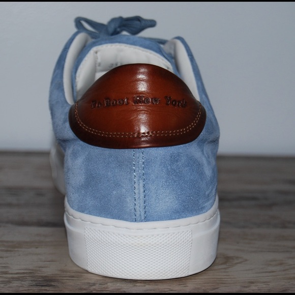 To Boot New York Britt Baby Blue Trainer Sneakers - Picture 5 of 6